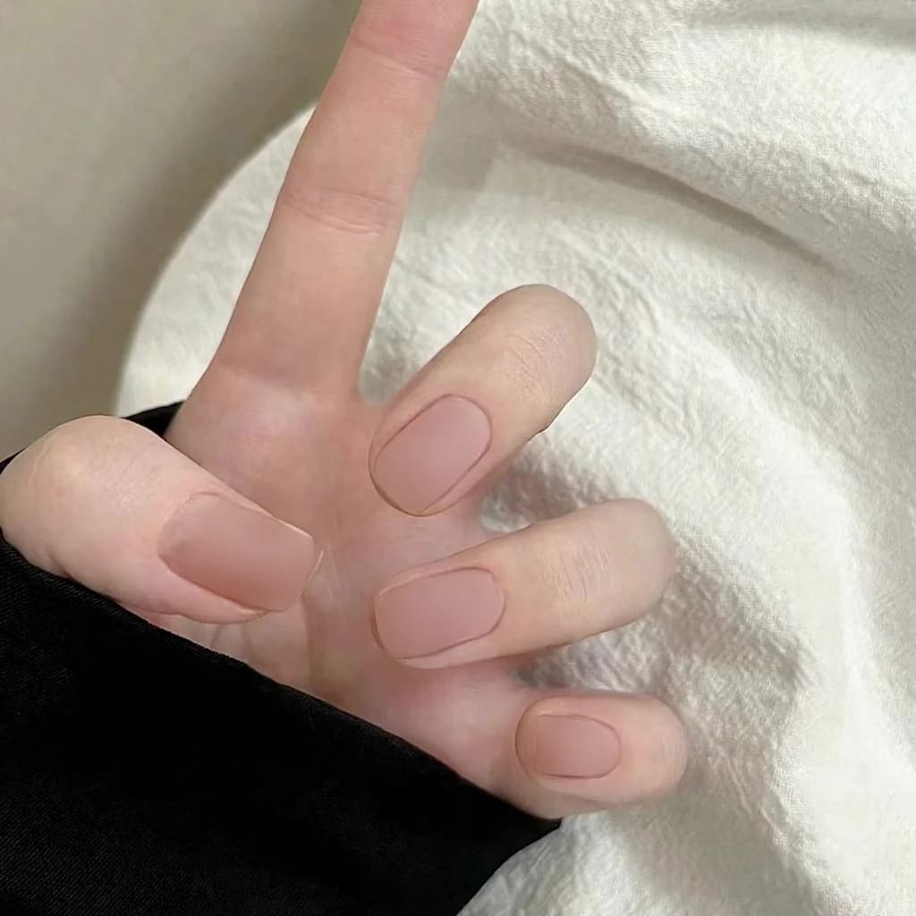 Cat Eye kunstige negler, korte runde med stjernemotiv, 24 stk, gjenbrukbare